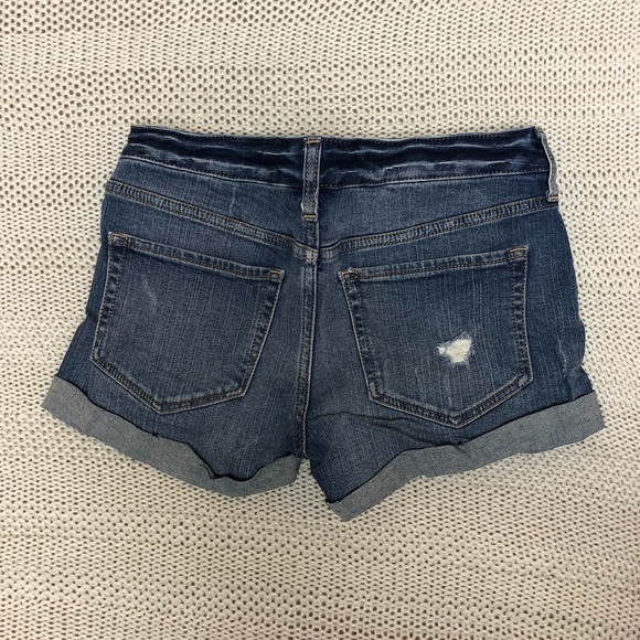 Express Low Rise Distressed Shorts - Picture 5 of 8